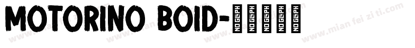 Motorino Boid字体转换